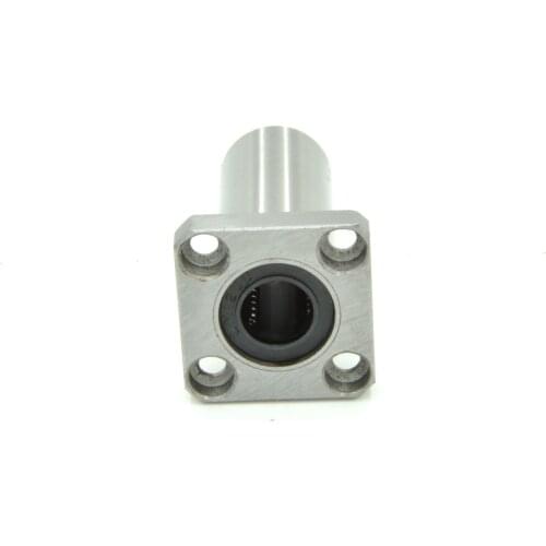 LMK12LUU Square Flange Type Straight Line Linear Bearings Steel Longer than LMK12UU