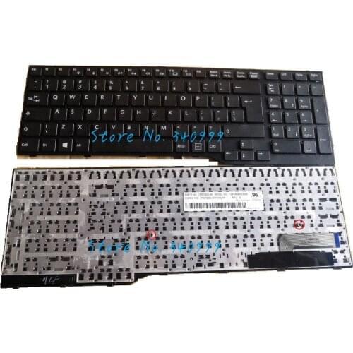 New For Fujitsu Lifebook E753 E754 English us keyboard