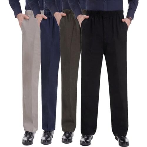 New Arrival Spring and Summer Style High Waist plus size 5XL pants mens trousers