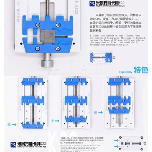 MIJING K22 platform fixture for iphone for samsung motherboard repair universal multi-function bearing fixture