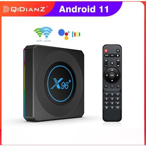 Smart TV Box X96 X4 Amlogic S905X4 Android 11 BT4.1 8K 2.4G 5G WIFI Media Player Google AV1 VP9 Set Top Box