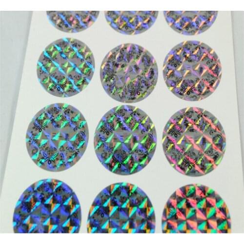 Custom transparent PET permanen glass sticker, Die cut self-adhesive bottle label