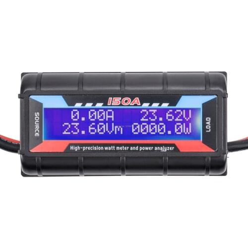 RC 150A High Precision Watt Meter and Power Analyzer w/ Backlight LCD Solar Wind Power