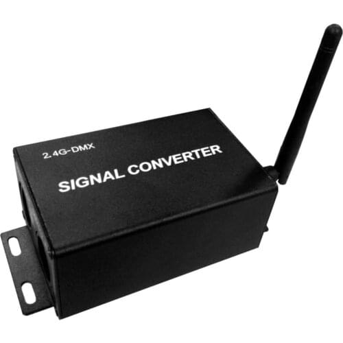 DMX Signal Converter (transmit receive) Controller dimmer;DC12~24V input, DMX2400 Wireless frequency:2.4GHz;max distance 200m