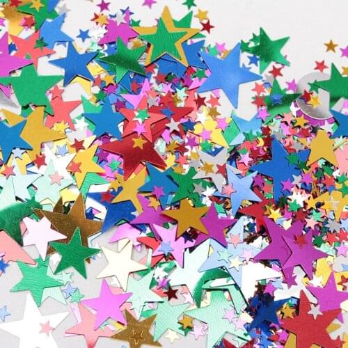 Christams Decorations DIY Colorful Star Animal Snowflake Sequins Stickers Festive Party Decoration Candy Gift Box Filling