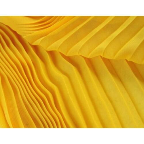 2 meters 150cm 59" width ginger crumple accordion pleated tulle chiffon fabric wedding dress clothes materials MM114