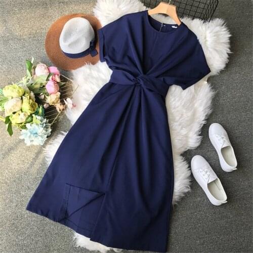 Teeuiear Solid Summer Dresses
