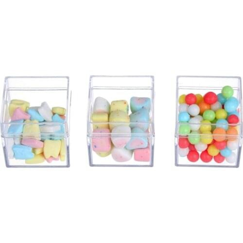 634E 20 Pcs 110ml Plastic Test Tubes with Screaw Clear Candy Box for Bath Salt Christmas Halloween Party Favors Storage