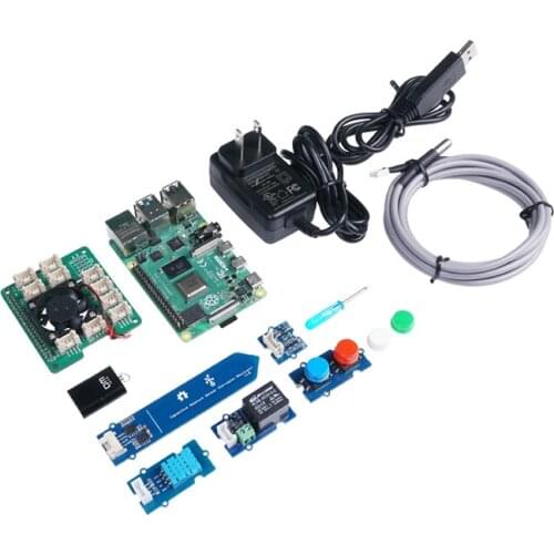 Grove Smart Agriculture Kit for Raspberry Pi 4 - Designed for Microsoft FarmBeats for Students,with Raspberry Pi 4