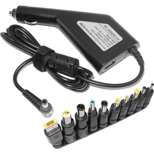 19V 4.74A 20V 4.5A 19.5V 4.62A 90W Laptop Universal Car Charger Dc Power Supply Adapter for Asus Lenovo Hp Acer Samsung Notebook