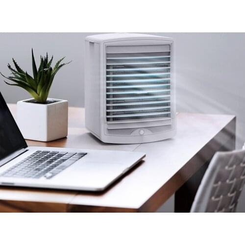 Youpin Rechargeable Portable Air Conditioning 4000mAh Wireless Cooling Fan 5V 500ml humidifier With Ice Crystal Box