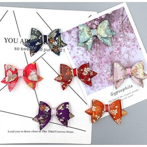 10Pcs/lot Golden Lace Floral Fabric Bowknot Patches Embroidery Chinese Style Bow Appliques DIY Handmade Decorations Accessories