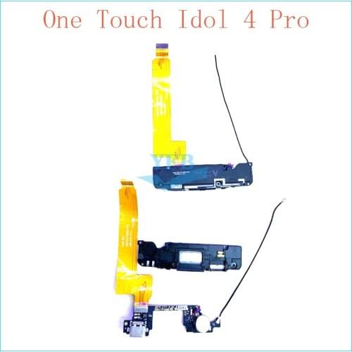 10PCS USB Charging loud speaker flex mainboard connect For Alcatel One Touch Idol 4 Pro