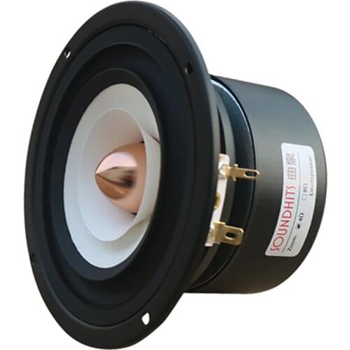 AIYIMA 4 INCH 4/8 Ohm 15W Full Range Audio Speaker Column Portable Music Altavoz Round Loudspeaker for Home Theater DIY 1PC