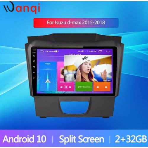 Car Radio For Isuzu D-MAX DMAX 2015-2018 S10 Android10 HD 9 Inch Touch Screen GPS Navigation Multimedia Player NO DVD 1 DIN