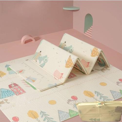 Child Decor Mat Foam Carpet Foldable Baby Play Mat Toddlers Crawling Pad Waterproof Kids Rug Educational Toys Soft Floor Mats