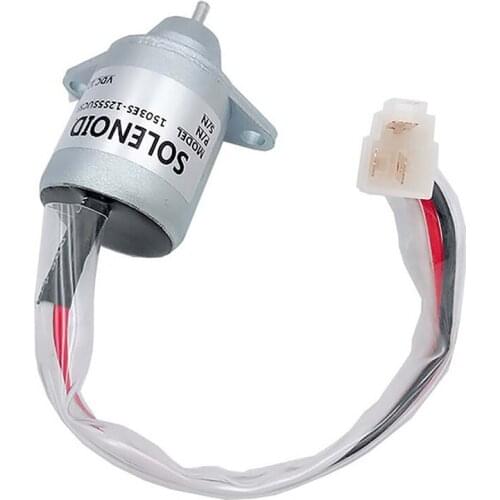Stop Electric Solenoid Valve 12V24V Flameout Switch Controller 1503ES-24S5SUC5S for Excavator