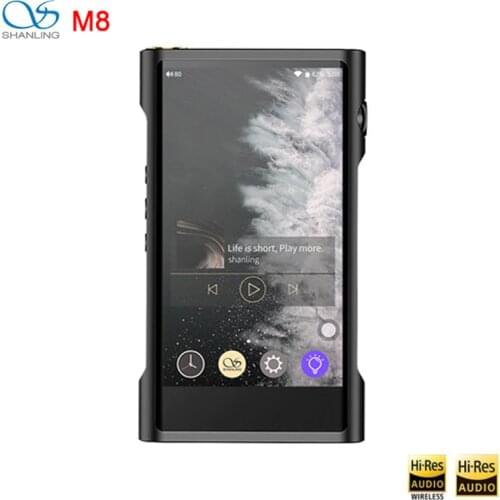 SHANLING M8 Flagship Hi-Res Android Lossless HiFi Music Player MP3 Bluetooth 5.0 WiFi Dual AK4499QE DAC LDAC XMOS XUF208 DSD512