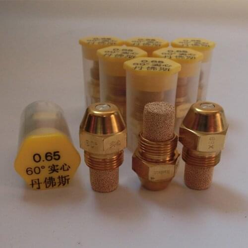 10pcs/lot 9/16",danfoss Oil Nozzle for waste oil burner, Oil Atomizer Nozzle, fuel oil spray nozzle,60 degree solid