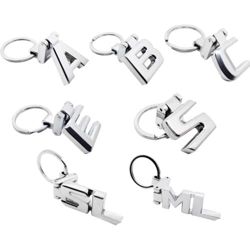 Metal KeyRing Car Accessories Key Chain for Mercedes AMG W210 W203 W204 W205 W211 W212 A B C E ML SL Logo KeyChain