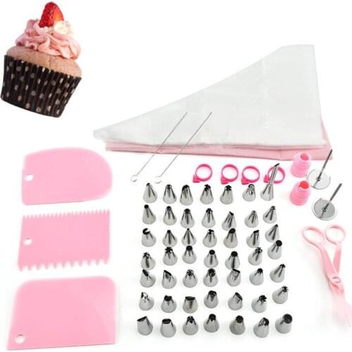 With Numbered 85-piece Decorating Mouth Set Cream Scraper Stainless Steel Decorating Nozzle Decorating Nails Kit