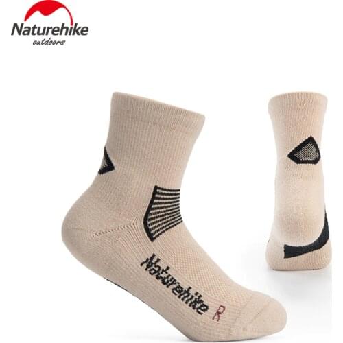 Naturehike Perspiration Fitness Right Angle Socks Outdoor COOLMAX Comfortable Breathable Sports Socks