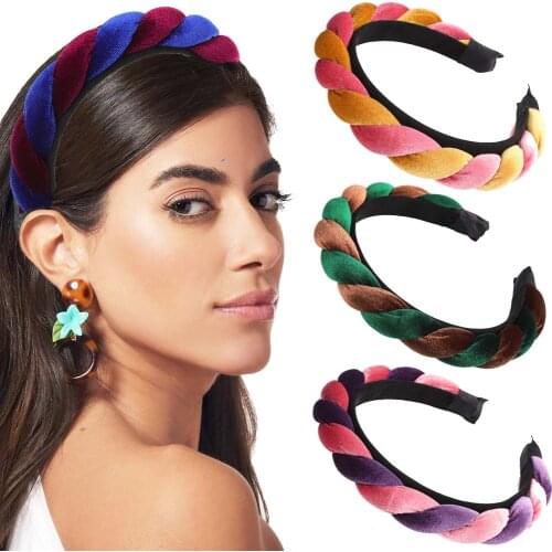 Haimeikang Cross Twist Headbands Hair Hoop Thick Cotton Bezel Hair Band Fashion Women Autumn Winter Hairbands Hair Accessories