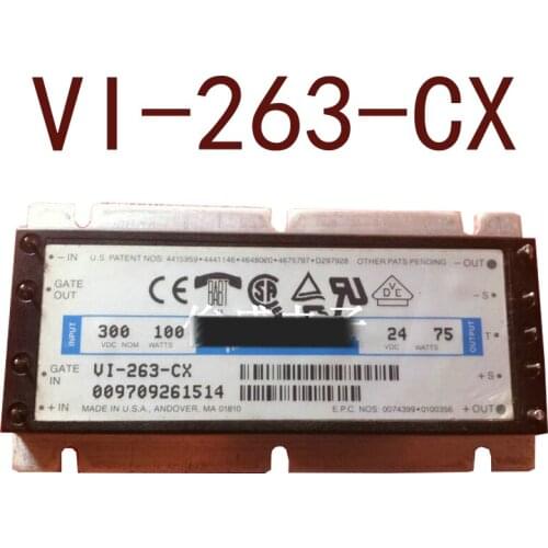 Original-- VI-263-CX DC300V-24V75W3.125A 1 year warranty {Warehouse spot photos