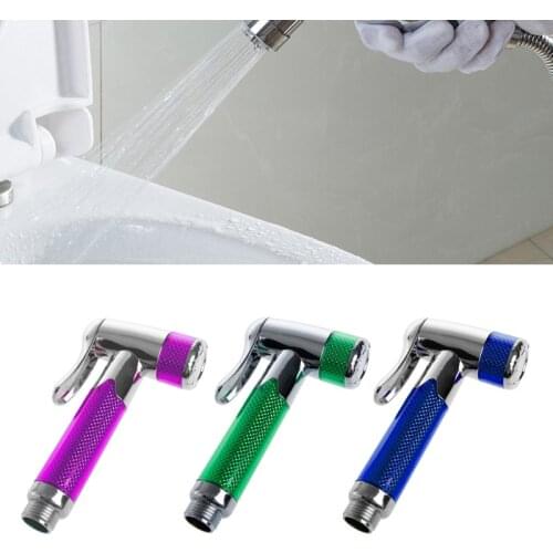 Stainless Steel Handheld Bide Diapers Sprayer Shower ABS Toile Wash Bathroom