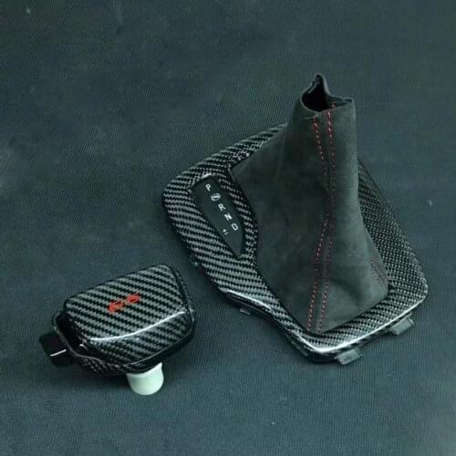 Carbon Fiber Gear Shift Knob Handball Gear Stick for Buick Regal GS 2010 2011 2012 2013 2014 2015 2016 2017 2018 2019