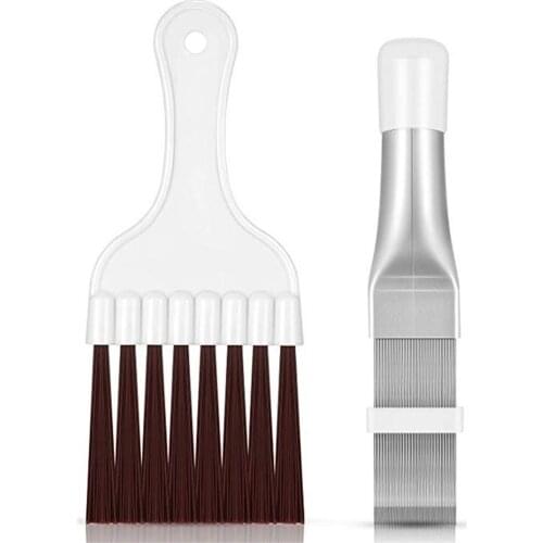Air Conditioner Cleaning Fin Comb Brush Condenser Stainless Steel Radiator Fin Straightener Cleaning Repair Tool
