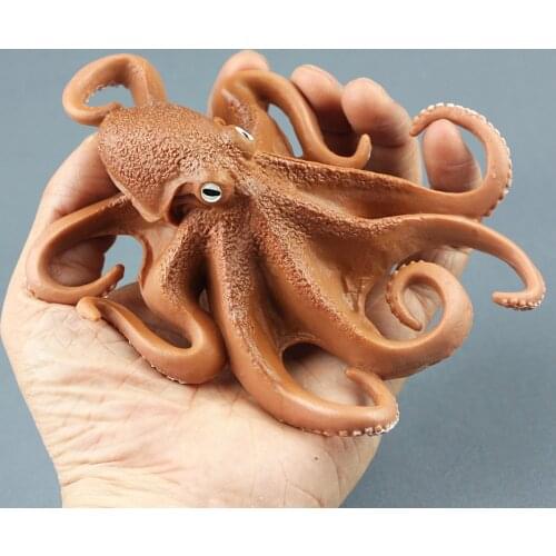 Cute real life octopus model plastic octopus doll gift about 14.5x10.5x4.5cm xf3015