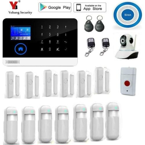 Yobang Security WIFI GSM 4G Alarm Systems Security Home GSM Alarm System APP Control Wirelress alarm Diy Kit