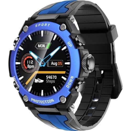 DK10 Smart Watch Waterproof full round 1.3 inch screen Fitness Tracker Monitor Bracelet Sport Men Women Smartwatch For Android