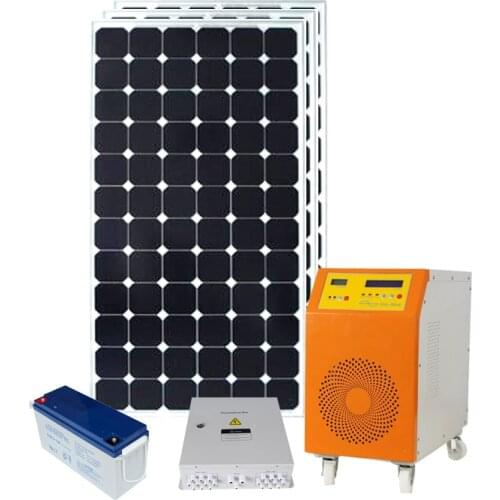 Off grid 4KVA solar complete set 4kw solar system with battery