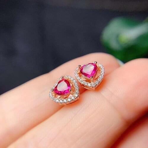 Natural And Real Topaz gemstone earrings S925 silver earrings women fashion earrings New year gift