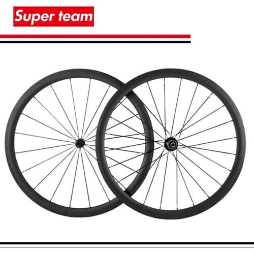 Superteam 700C 38mm clincher wheelset 3K Matte