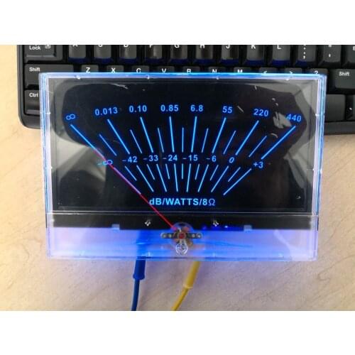 V-030 Audio Power Amplifier VU Meter Single end Class A DB Level Header High-precision