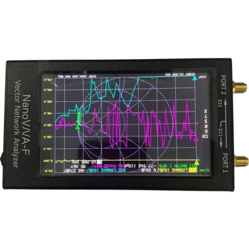 NanoVNA-F 50kHz ~ 1500MHz Vector Network Analyzer HF VHF UHF Antenna Analyzer Shortwave Standing Wave Meter