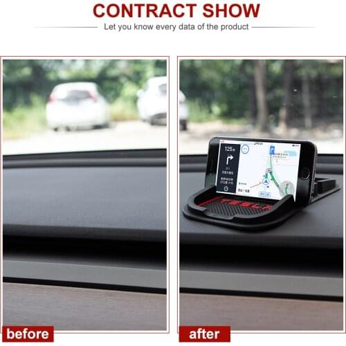 Vxvb New For Tesla Model 3 X S Model Y 2021 Accessories Phone Holder Mat Anti-skid Slip Model3 ModelY Car Dashboard Non Slip Pad