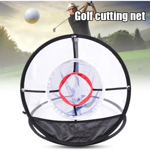 Golf Pop UP Practice Net Indoor Outdoor Chipping Pitching Cages Mats Golf Training Net