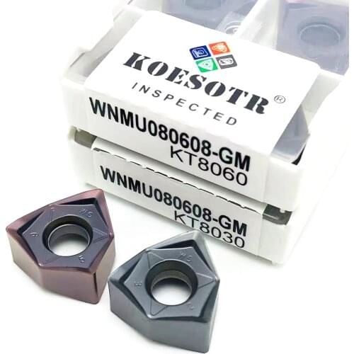 WNMU080608 GM 100% original milling insert for 90 degree MFWN90 double-sided hexagonal plane heavy-cutting milling cutter WNMU