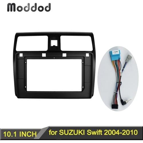 10.1 Inch Double 2 Din Radio Fascia for Suzuki Swift 2004-2010 Dzire 2008-2010 Stereo Panel Dashboard Install Trim Kit frame