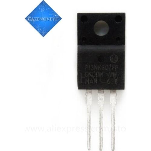 10pcs/lot STP13NK60ZFP P13NK60ZFP TO-220F original authentic In Stock