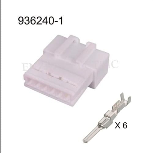 100SET 936240-1/936230-1 car wire Female cable Waterproof sheath 6 pin connector automotive Plug socket include terminals seal