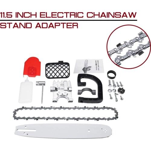 11.5 Inch Electric Chainsaw Stand Adapter Bracket Change For Angle Grinder High Carbon Steel DIY Tools Set Wood Cut Set
