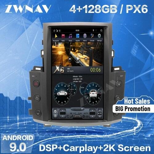 128G Tesla Screen Carplay For 2007-2012 2013 2014 2015 Lexus LX570 Android Player GPS Head Unit Auto Audio Stereo Radio Recorder