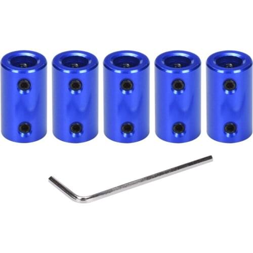 3D Printer Parts 5x8mm Aluminium Alloy Coupling 5mm to 8mm Shaft Couplings with Hex Wrench+Screws Motor Coupler Connector