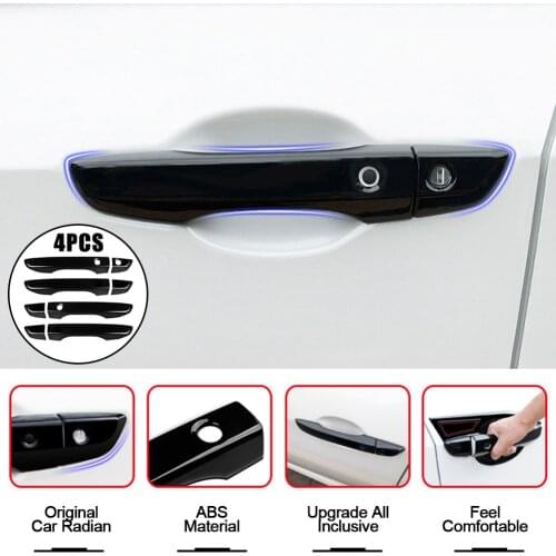 4PCS Door Handle Covers with Keyless Entry Exterior Door Handles Covers For Honda for Civic 10th 2016 2017 2018 2019 Car Decor