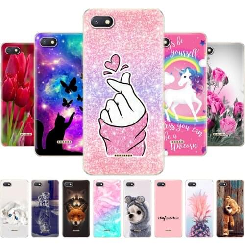 For Xiaomi Redmi 6a Case Painted Silicon Soft tpu Back Phone Cover for Xiaomi Redmi 6 A Hongmi 6a Full Protection Coque Bumper